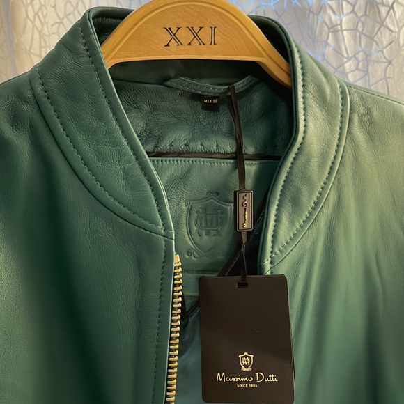 Genuine leather Massimo Dutti jacket - Picture 2 of 7